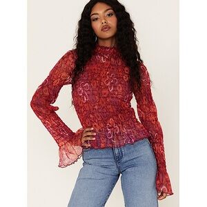 Free People Women's Hello There Floral Top